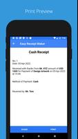 Easy Receipt Maker ảnh chụp màn hình 1