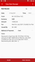 Rent Receipt ảnh chụp màn hình 2