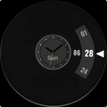 BLACK CALM Watch Face