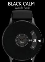 BLACK CALM Watch Face penulis hantaran