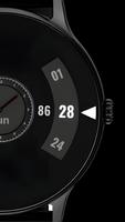 BLACK CALM Watch Face syot layar 2