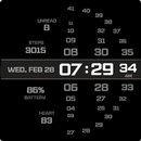 BLACK RETRO Watch Face APK