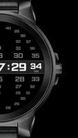 BLACK RETRO Watch Face captura de pantalla 2