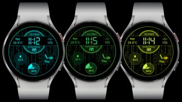 Digital+ Matrix Watch Face ポスター