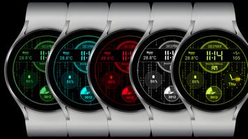 Digital+ Matrix Watch Face 스크린샷 2