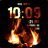 Fireplace Animated Watch Face