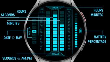 LED Sci-Fi Watch Face Affiche