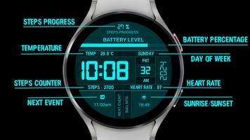 Sci-Fi Digital Watch Face-poster