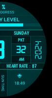 Sci-Fi Digital Watch Face screenshot 2