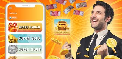 lucky penghasil saldo dana โปสเตอร์