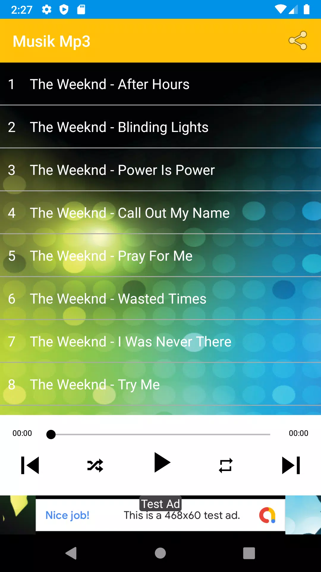 Android 用の The Weeknd - Blinding Lights Mp3 Offline APK をダウンロード