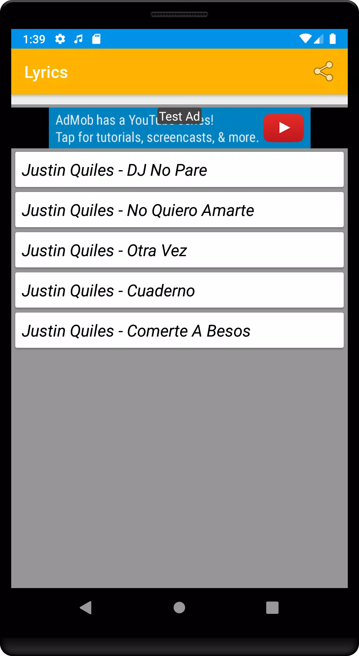 Descarga de APK de dj no pare descargar - Justin Quiles offline Mp3 para  Android