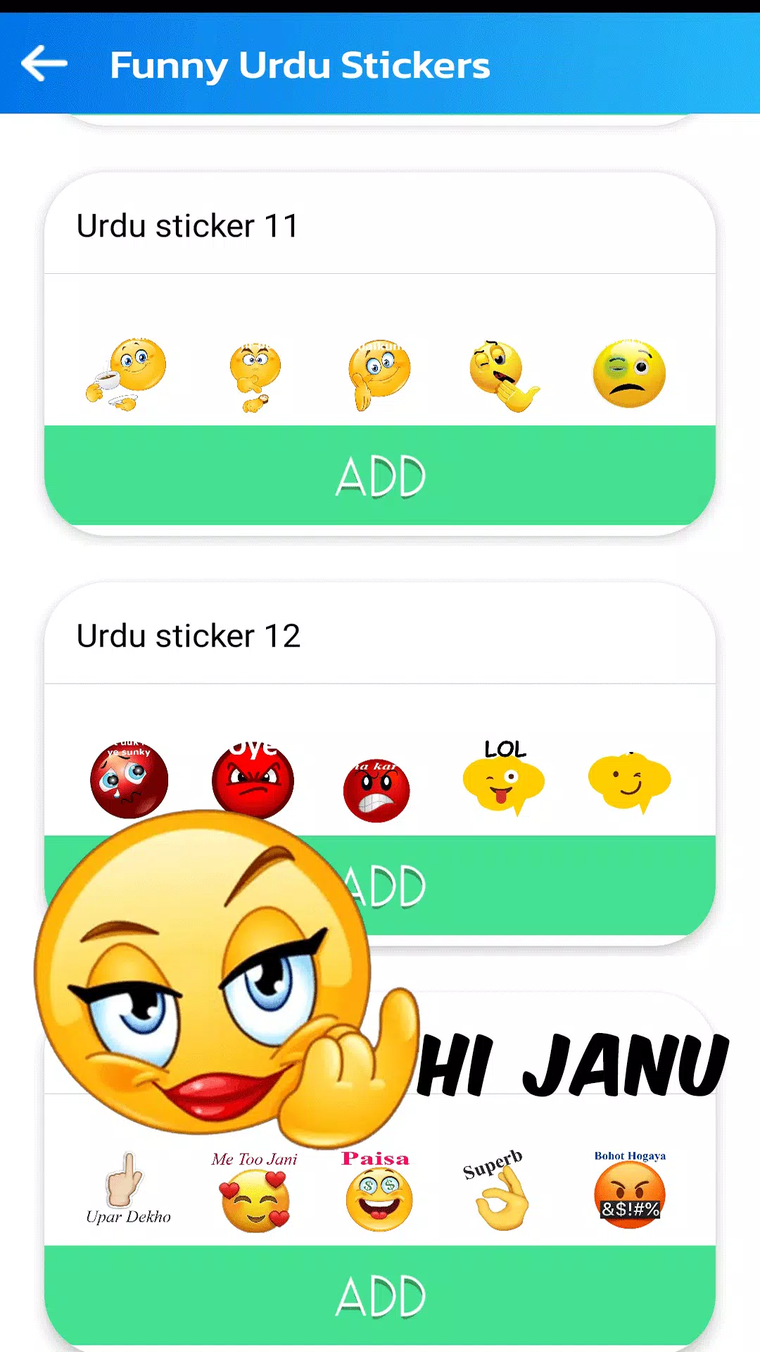 Descarga de APK de Funny Urdu Stickers para Android