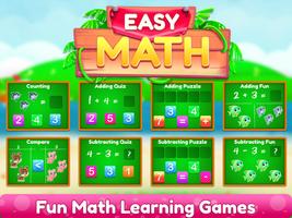 Easy Math Learning Game For Ki poster