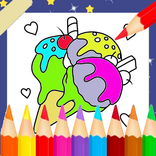 Coloring Ice Happy Cream