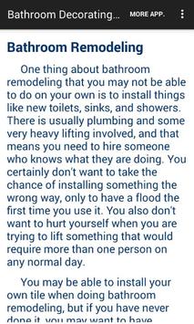 Bathroom Decorating Ideas 截图 7