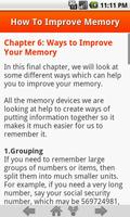 How To Improve Memory capture d'écran 2