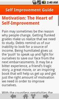 Self Improvement Guide Ekran Görüntüsü 2