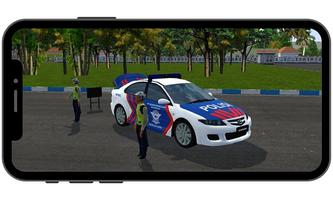 3 Schermata Mod Bussid Mobil Polisi