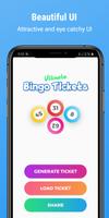 Bingo Ticket (Tambola/Housie) Affiche
