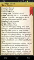 Spellbook - D&D 3.5 capture d'écran 1