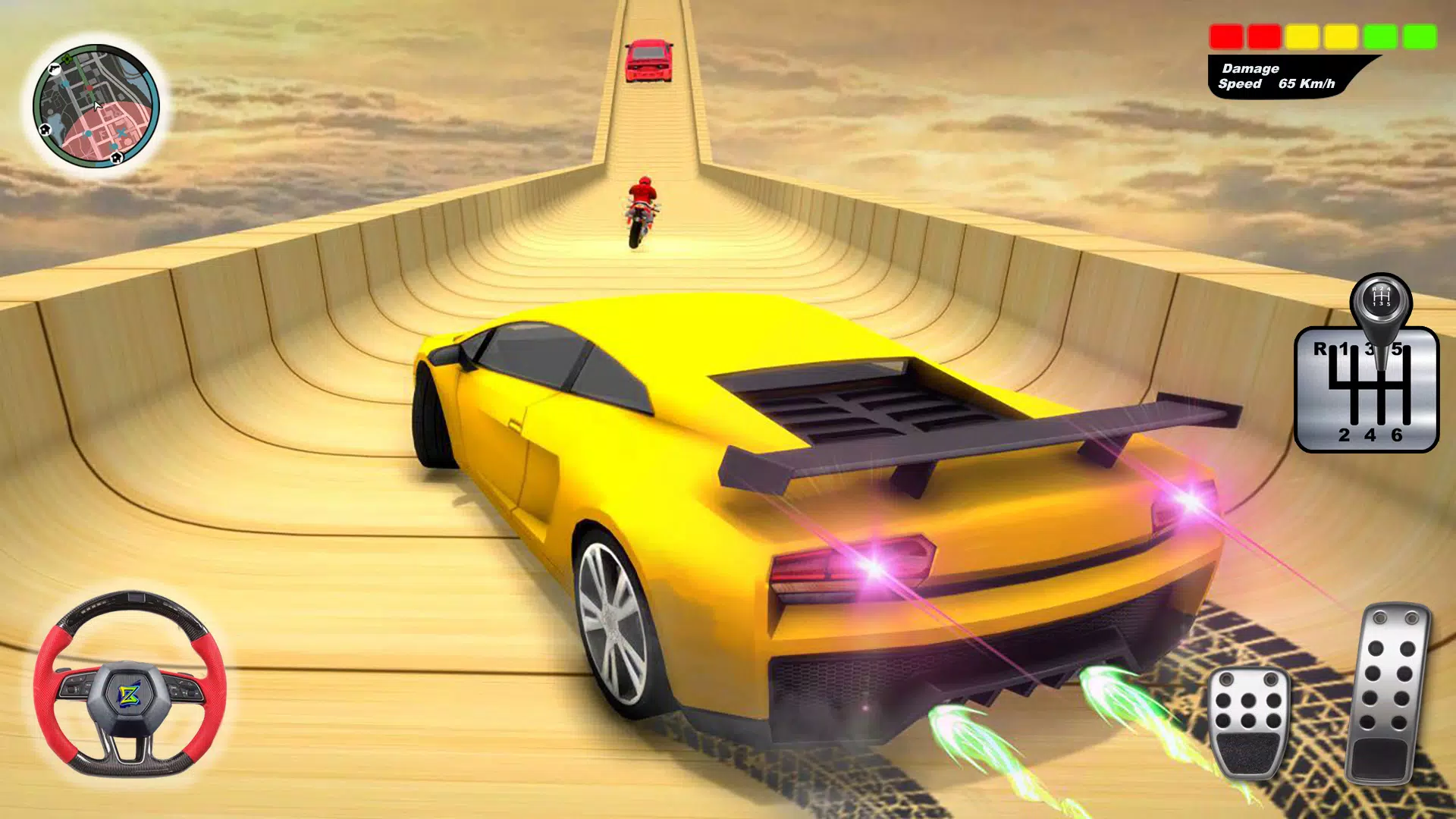 Crazy Car Driving Games: 3D Ramp Car Racing Games APK do pobrania na  Androida