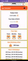 Age Calculator تصوير الشاشة 1