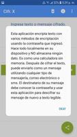 Encriptador de mensajes X - Me captura de pantalla 1
