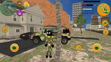 Army stickman rope hero counter attack پوسٹر