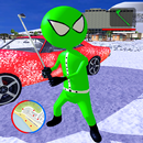 Stickman santa rope hero : San APK