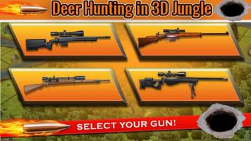 Deer Hunting in 3D Jungle captura de pantalla 1