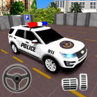 parkeren politie auto spellen-icoon