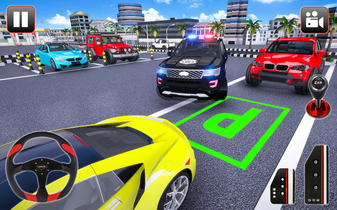 Полиция Стоянка Приключение - Автомобиль Игры Поры Для Андроид.