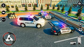mobil parker polisi permainan poster