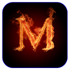 M Letter Wallpaper ikon