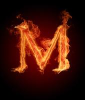 M Letter Wallpaper syot layar 1