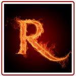 R Letter Wallpaper icon