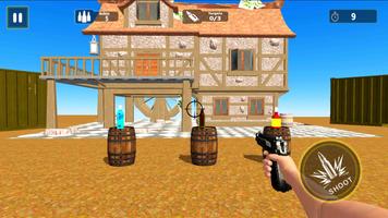 Bottle Shooting: 3D Gun Games постер