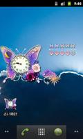 月と太陽の占い時計 -butterfly- Plakat