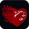 Love clock live wallpaper