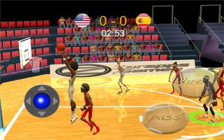 Basketball Welt Rio 2016 Plakat