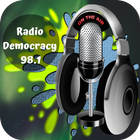 radio democracy 98.1 fm sierra leone simgesi