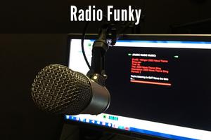 radio funky plakat