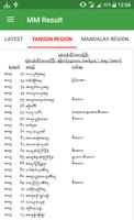Myanmar Exam Result - MM Result Plakat