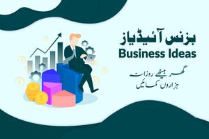Business Ideas in Urdu guide Affiche