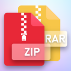 ZIP, RAR Extractor, Archiver آئیکن