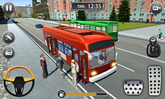 Bus Driving Sim 2019 - Bus Driving Free Ride capture d'écran 1