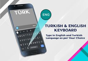 Poster Easy Turkish English Keyboard 2020