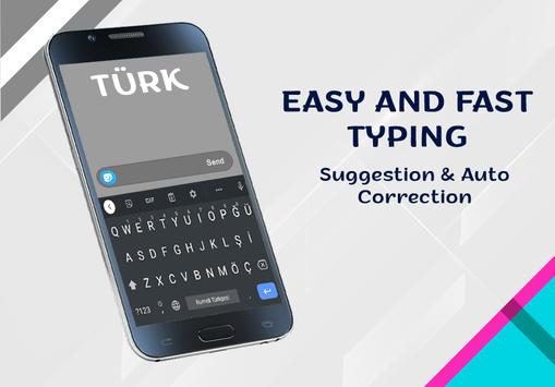 Easy Turkish English Keyboard 2020 screenshot 3
