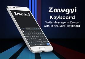 Poster Zawgyi English Keyboard 2020